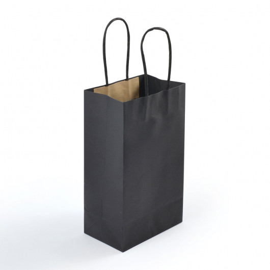 Black Express Small Paper Bags
